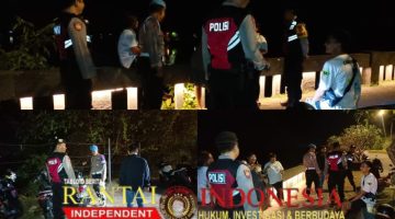 Polsek Denpasar Selatan Gelar Patroli Malam Minggu Antisipasi Gangguan Kamtibmas