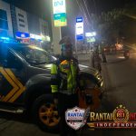 Jaga Keamanan Wilayah, Polsek Denpasar Barat Laksanakan Patroli Malam